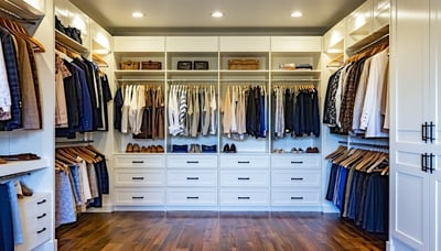 Custom closet and storage solutions by Carolina Custom Closets and Designs